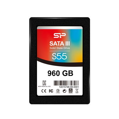Silicon Power | Slim S55 | 960 GB | SSD form factor 2.5"" | SSD interface Serial ATA III